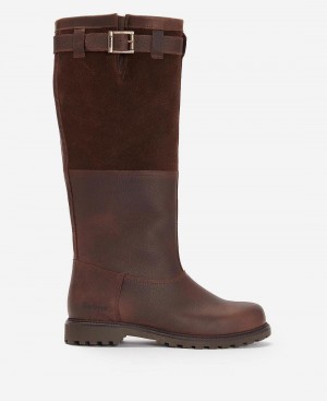 Botte Barbour Acorn Femme Marron | France_BAR30177