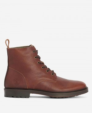 Botte Barbour Heyford Derby Homme Marron | France_BAR40767