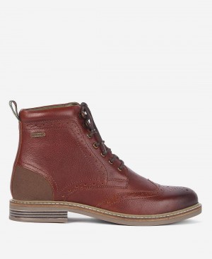 Botte Barbour Seaton Brogues Homme Marron | France_BAR14193