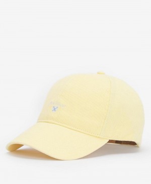 Chapeau Barbour Cascade Sports Homme Jaune | France_BAR97919