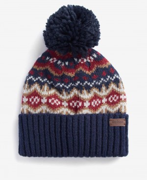 Chapeau Barbour Case Fairisle Beanie Homme Rouge | France_BAR94136