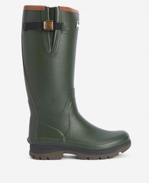 Chaussure Barbour Tempest Wellingtons Homme Vert Olive | France_BAR21522