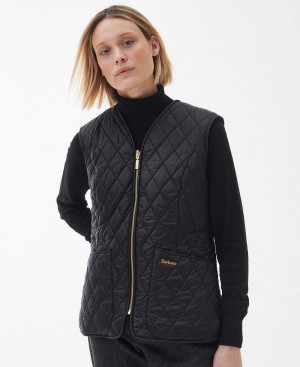 Liner / Hood Barbour Markenfield Liner Femme Noir | France_BAR72597