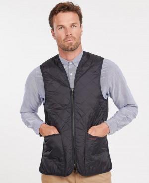 Liner / Hood Barbour Matelassé Waistcoat/Zip-In Liner Homme Bleu Marine | France_BAR77058