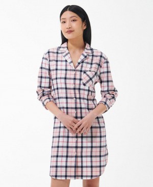 Loungewear Barbour Etta Nightshirt Femme Rose | France_BAR86684