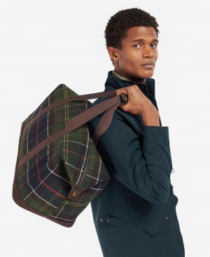 Sac Barbour Cree Tartan Holdall Homme Multicolore | France_BAR96478