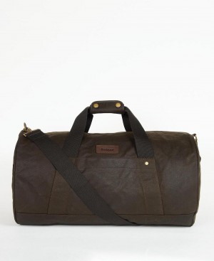 Sac Barbour Explorer Wax Duffle Bag Homme Vert Olive | France_BAR69604