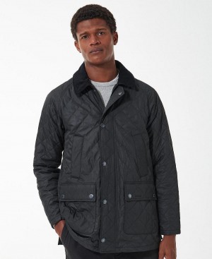 Vestes Barbour Ashby Polarquilt Homme Noir | France_BAR31720