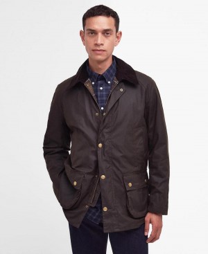 Vestes Barbour Ashby Waxed Homme Vert Olive | France_BAR75969