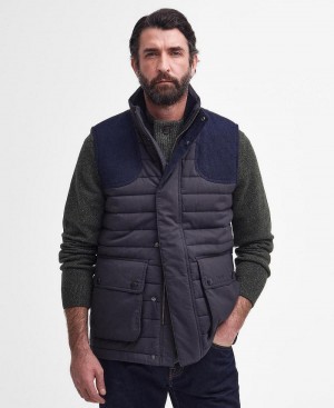 Vestes Barbour Bradford Gilet Homme Bleu | France_BAR26737