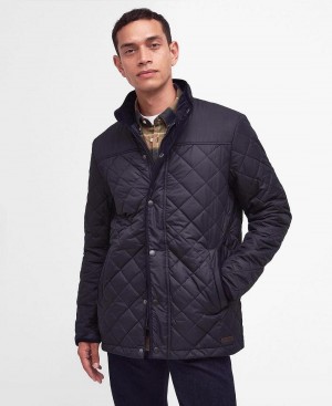 Vestes Barbour Brendon Matelassé Homme Noir | France_BAR12029