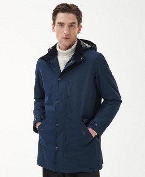 Vestes Barbour Chelsea Mac Homme Bleu Marine | France_BAR44134