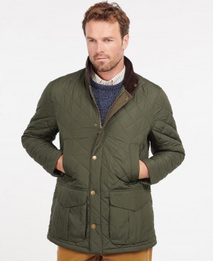 Vestes Barbour Devon Matelassé Homme Vert | France_BAR57038