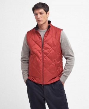 Vestes Barbour Finn Gilet Homme Rouge | France_BAR74678