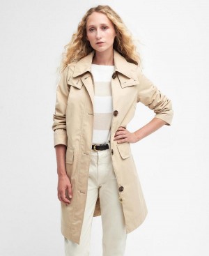 Vestes Barbour Hebrides Imperméables Femme Beige | France_BAR86156