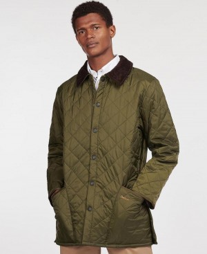 Vestes Barbour Liddesdale® Matelassé Homme Vert Olive | France_BAR95987