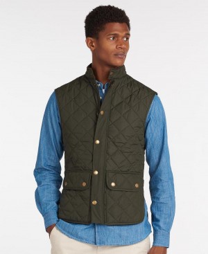 Vestes Barbour Lowerdale Gilet Homme Vert Olive | France_BAR97381