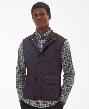 Vestes Barbour Lowerdale Gilet Homme Violette | France_BAR21515