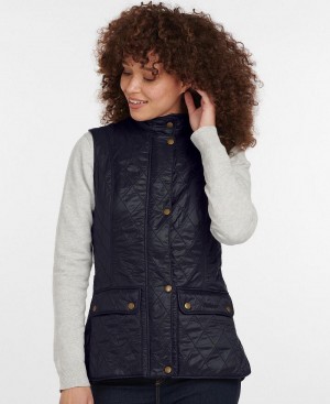 Vestes Barbour Wray Gilet Femme Noir | France_BAR69635