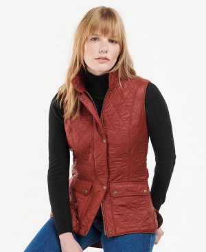 Vestes Barbour Wray Gilet Femme Orange | France_BAR45900