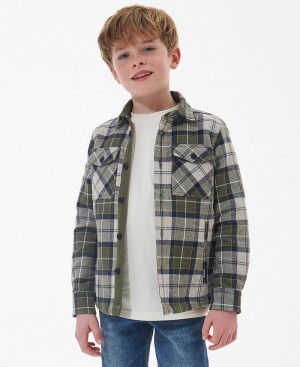 Vetement Barbour Boys Tartan Overshirt Enfant Multicolore | France_BAR35307