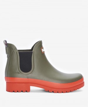 Wellingtons Barbour Mallow Femme Vert | France_BAR10790