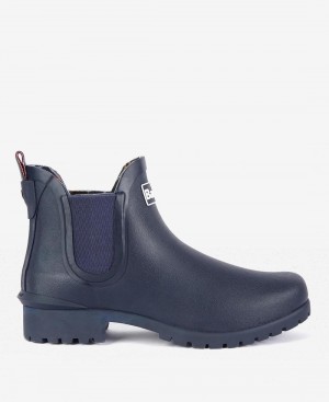 Wellingtons Barbour Wilton Femme Bleu Marine | France_BAR41544