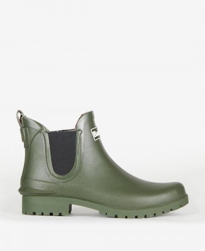 Wellingtons Barbour Wilton Femme Vert Olive | France_BAR70008