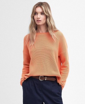 knitwear Barbour Marine Jumper Femme Bleu | France_BAR63247