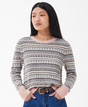 knitwear Barbour Peak Jumper Femme Multicolore | France_BAR43648