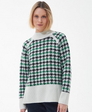 knitwear Barbour Roxane Jumper Femme Vert | France_BAR11691