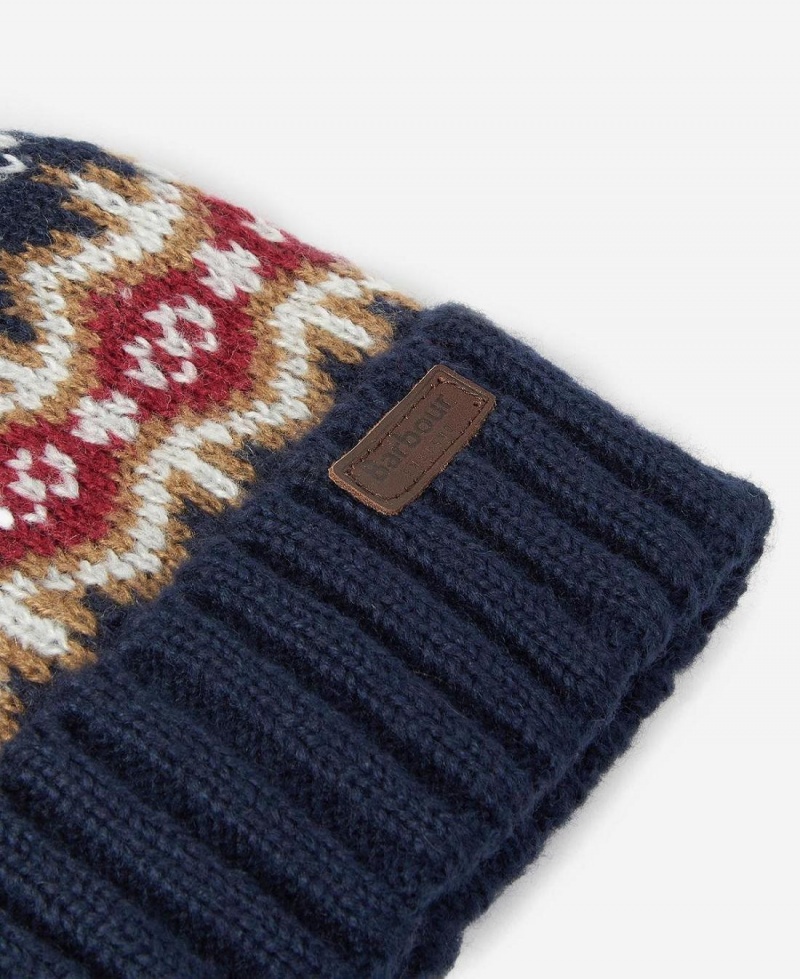 Accessoires Barbour Boys Case Fairisle Beanie Enfant Rouge | France_BAR70373