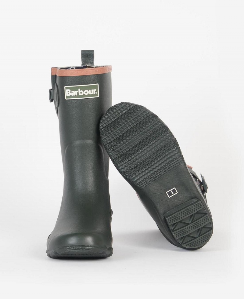 Accessoires Barbour Simonside Children's Wellington Boots Enfant Vert | France_BAR79961