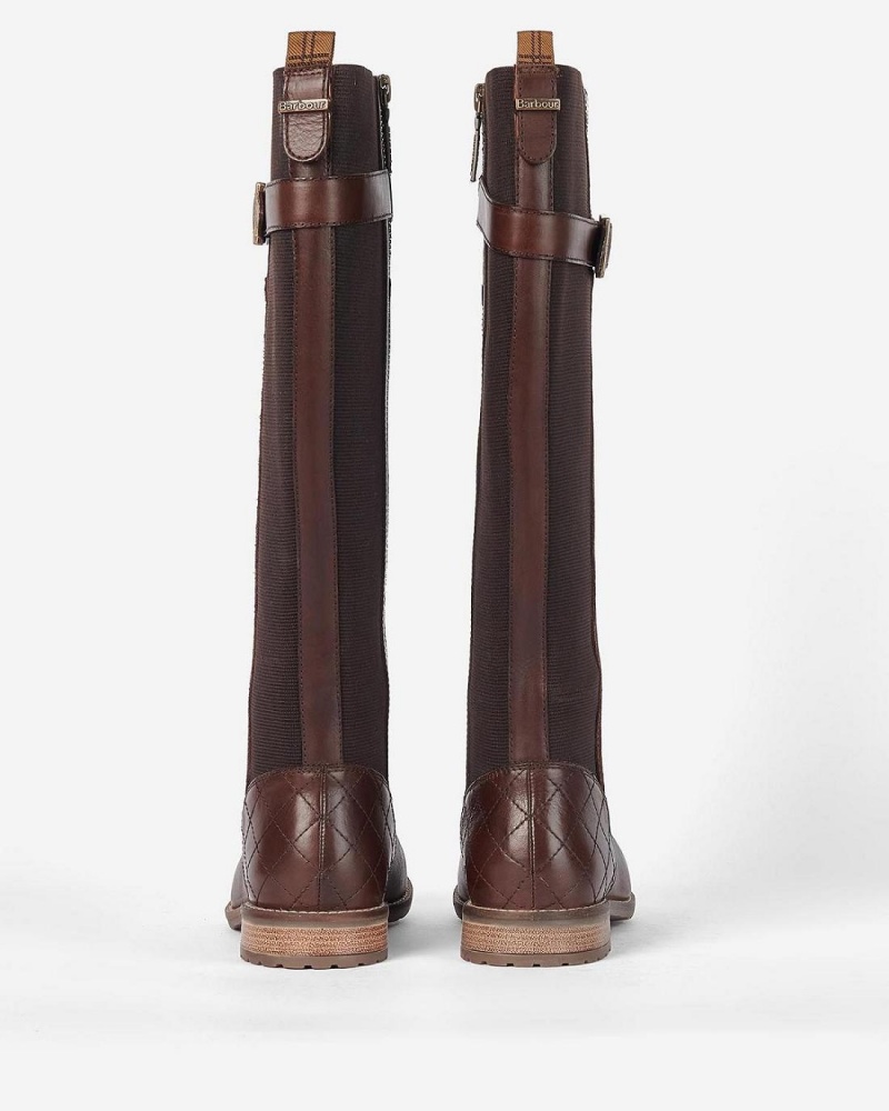 Botte Barbour Ange Knee-High Femme Marron | France_BAR27265