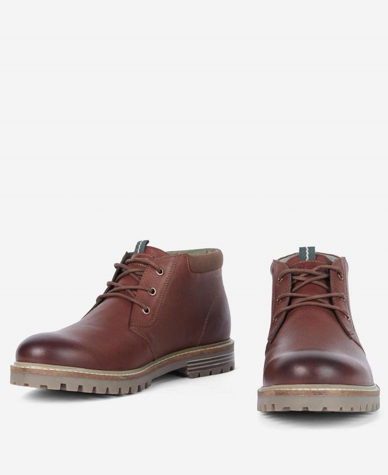 Botte Barbour Boulder Chukka Homme Marron | France_BAR41211