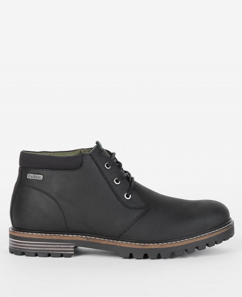 Botte Barbour Boulder Chukka Homme Noir | France_BAR66068