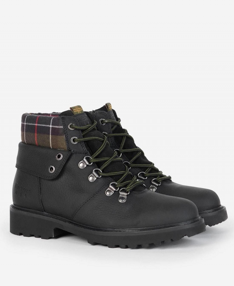 Botte Barbour Burne Randonnée Femme Noir | France_BAR96183