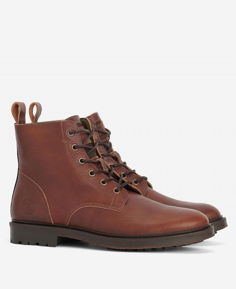 Botte Barbour Heyford Derby Homme Marron | France_BAR40767