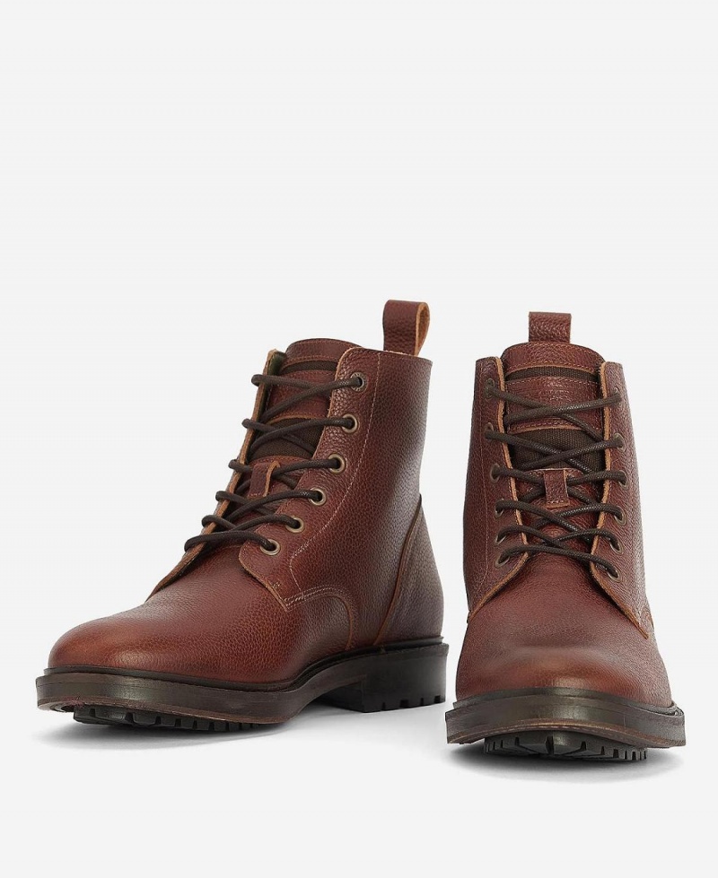 Botte Barbour Heyford Derby Homme Marron | France_BAR40767