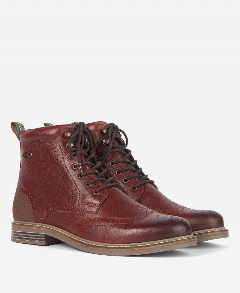 Botte Barbour Seaton Brogues Homme Marron | France_BAR14193