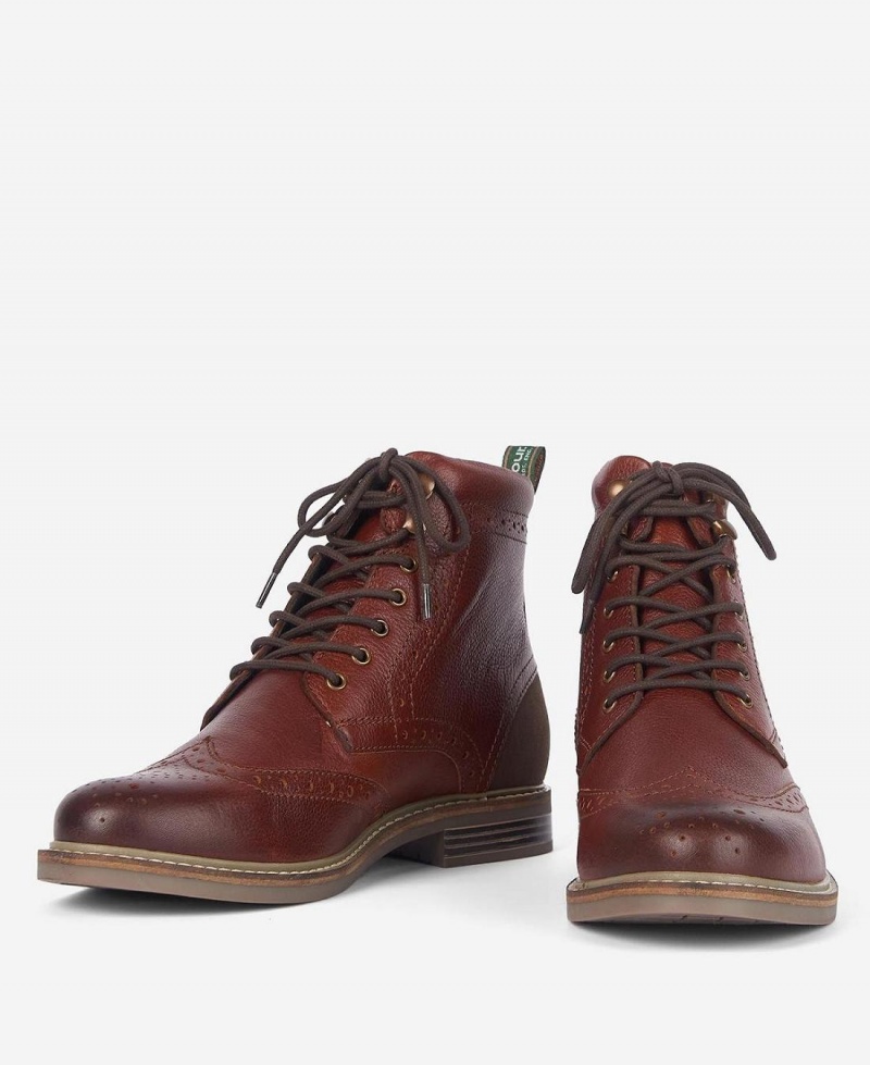 Botte Barbour Seaton Brogues Homme Marron | France_BAR14193