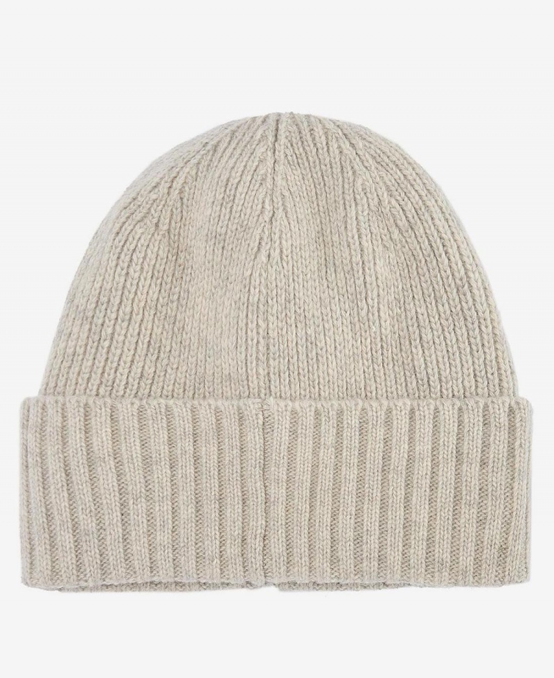 Chapeau Barbour Carlton Beanie Homme Blanche | France_BAR35979