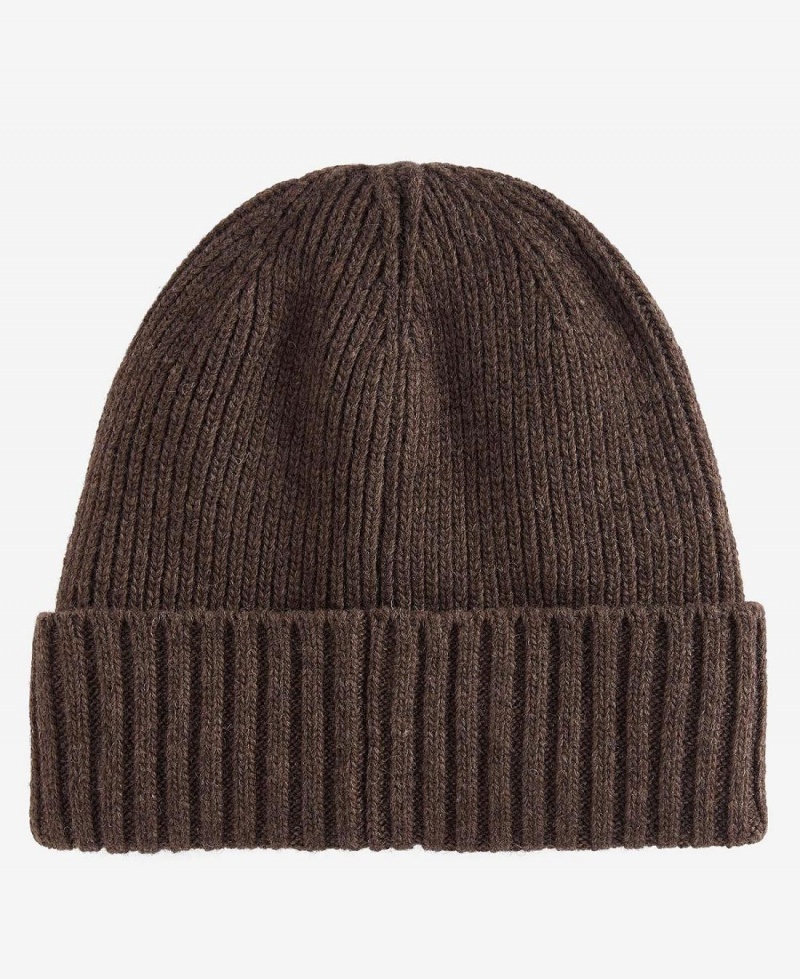 Chapeau Barbour Carlton Beanie Homme Marron | France_BAR58735