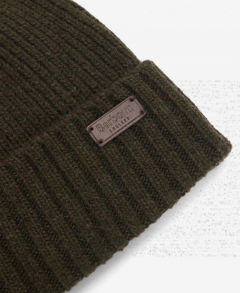 Chapeau Barbour Carlton Beanie Homme Vert | France_BAR45831