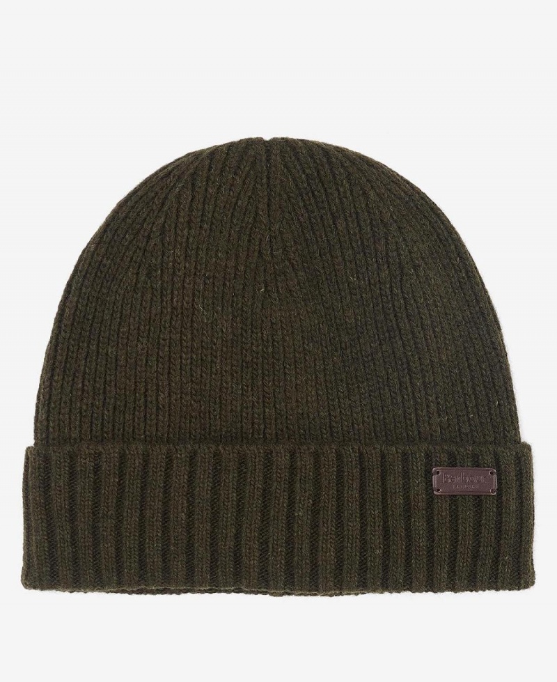 Chapeau Barbour Carlton Beanie Homme Vert | France_BAR45831