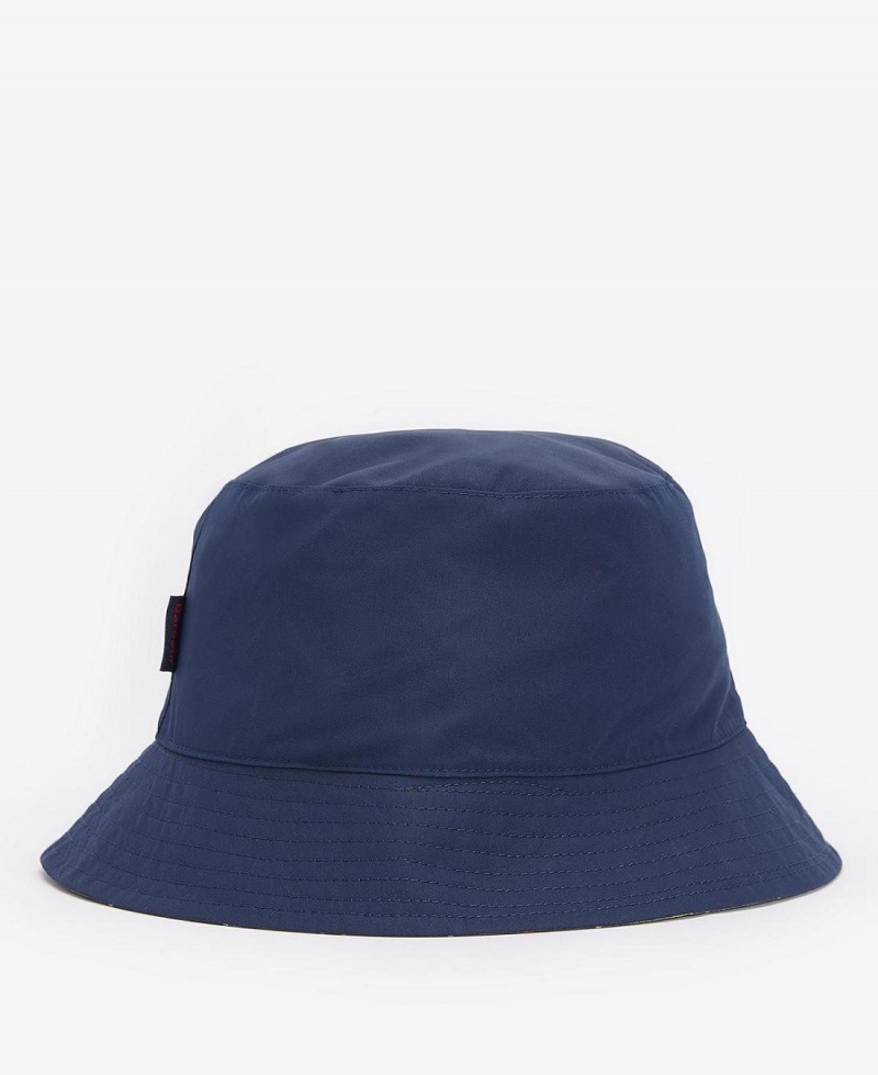 Chapeau Barbour Hutton Reversible Homme Bleu Marine | France_BAR11722