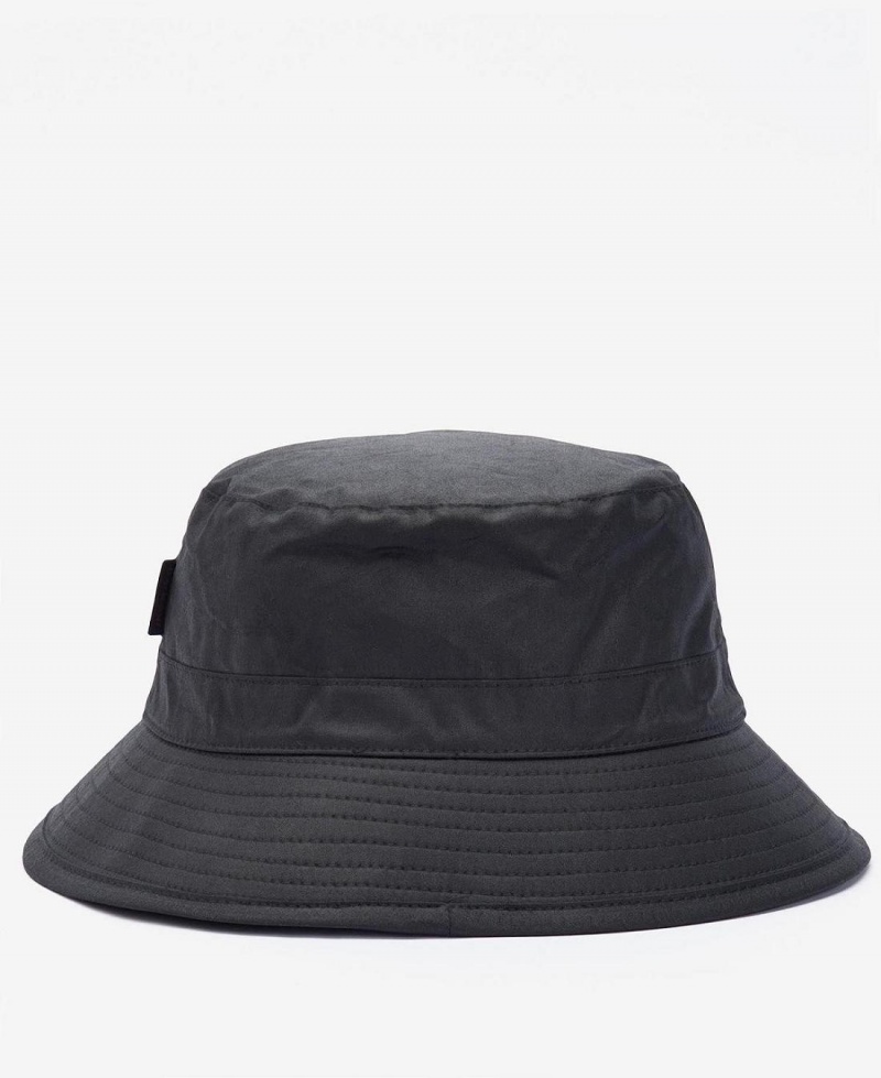 Chapeau Barbour Wax Sports Homme Noir | France_BAR76886