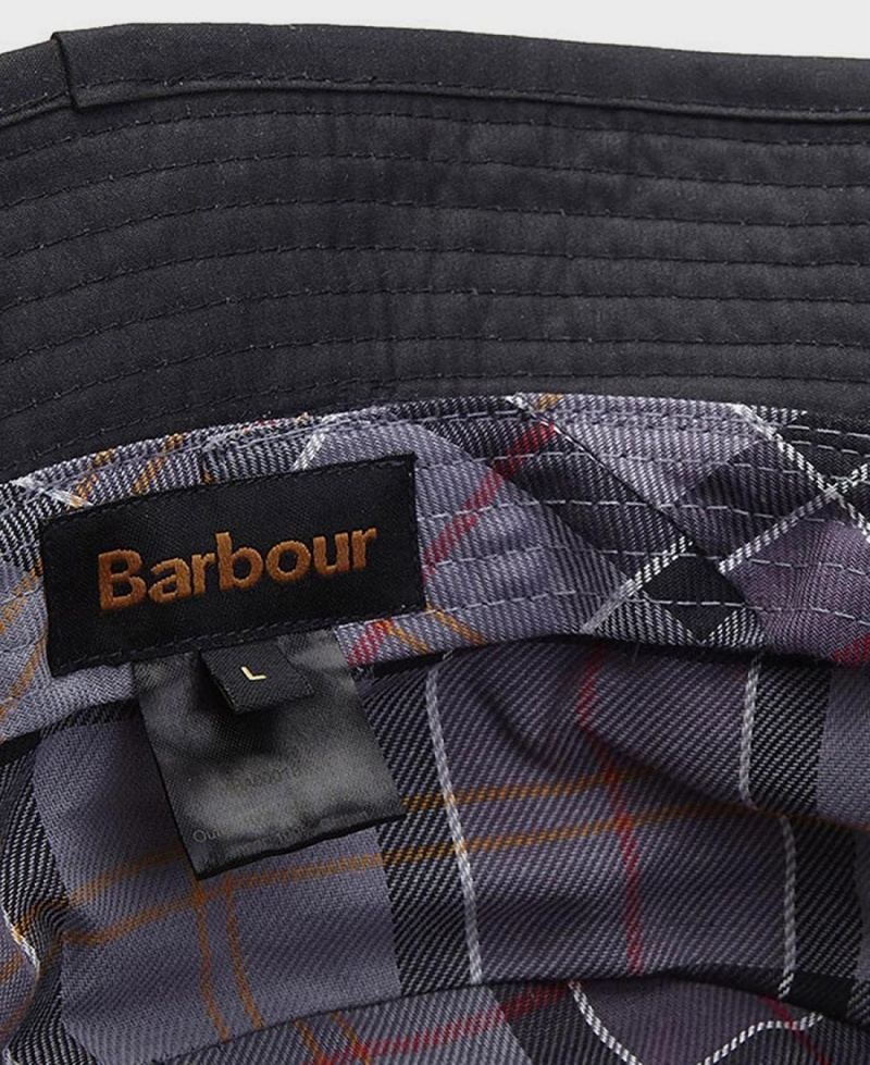 Chapeau Barbour Wax Sports Homme Noir | France_BAR76886