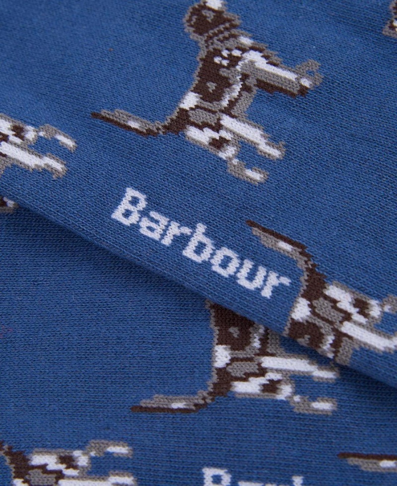 Chaussette Barbour Pointer Homme Bleu | France_BAR51856