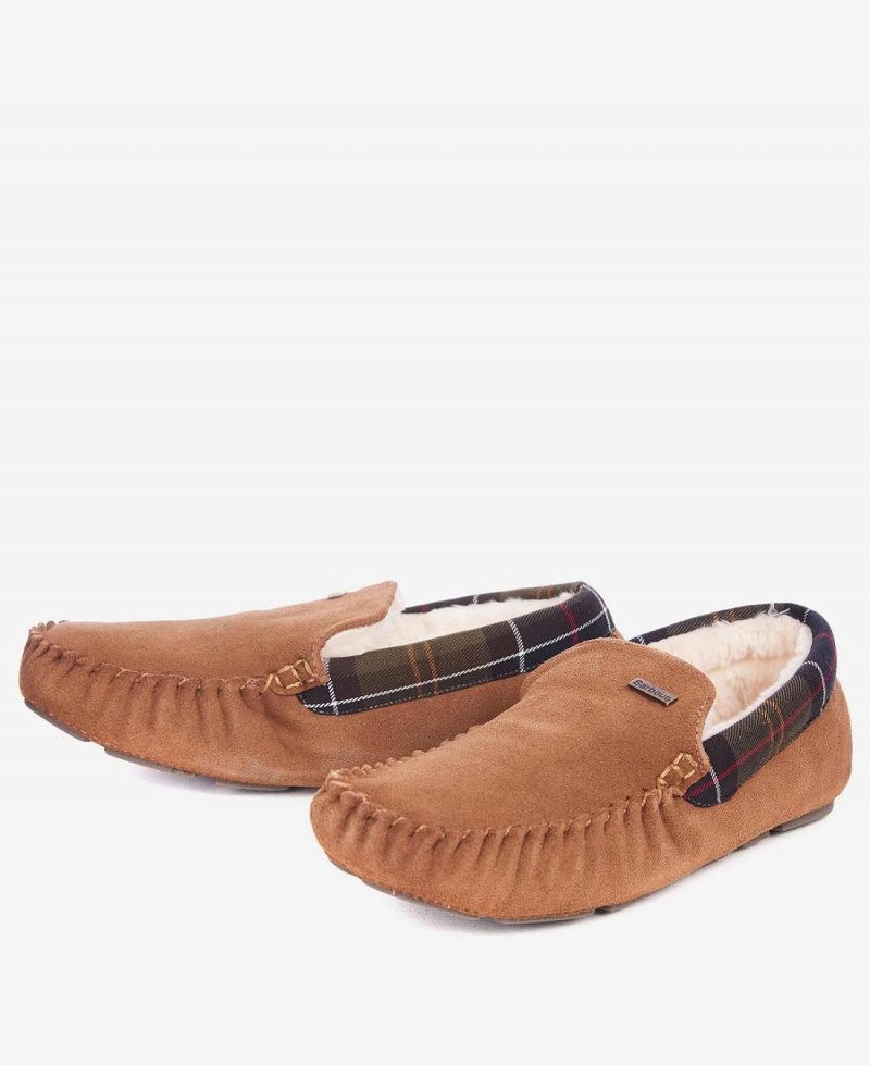 Chaussure Barbour Monty Slippers Homme Marron | France_BAR14632